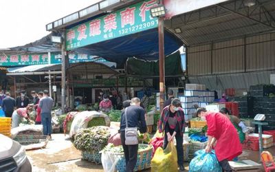 武漢重啟，白沙洲市場(chǎng)重現(xiàn)繁忙景象，采購(gòu)車流如織保障農(nóng)副產(chǎn)品供應(yīng)